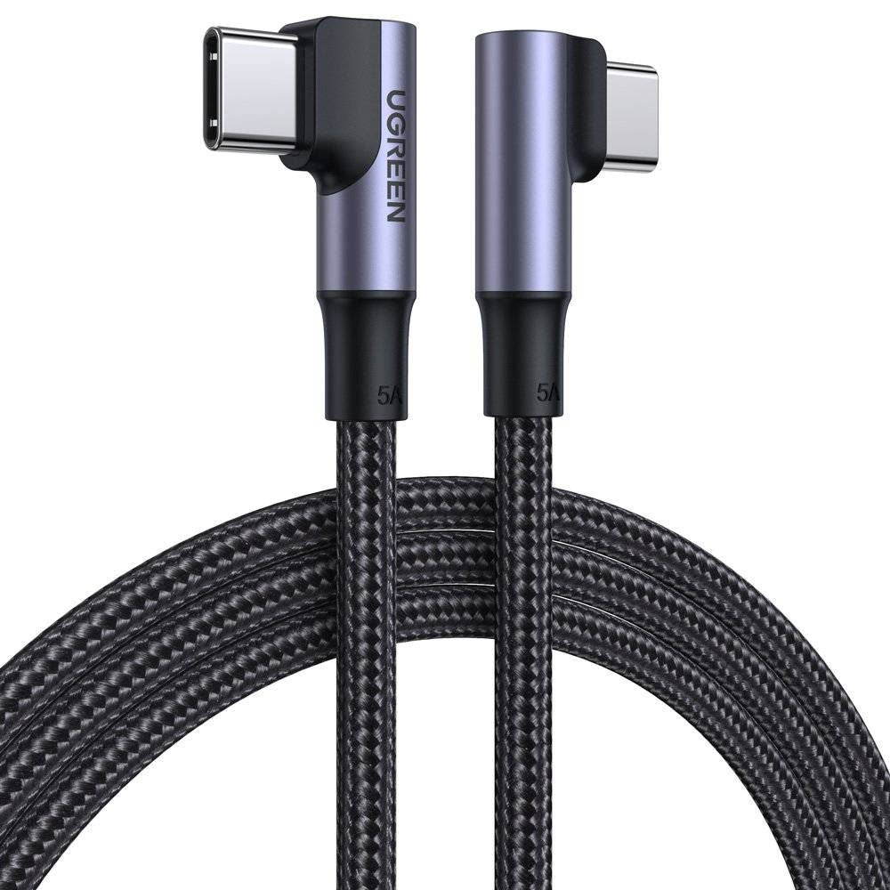 Kabel za podatke in polnjenje USB-C - USB-C UGREEN US335 Angled, 100W, 2m, črn