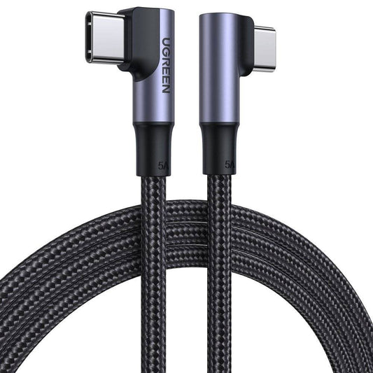 Kabel za podatke in polnjenje USB-C - USB-C UGREEN US335 Angled, 100W, 2m, črn