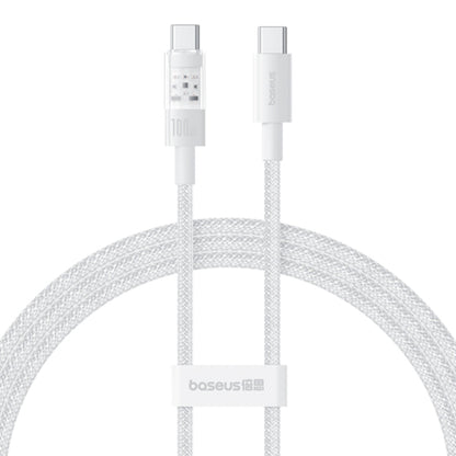 Podatkovni in polnilni kabel USB-C - USB-C Baseus Gem, 100W, 2m, Bel P10373000211-01