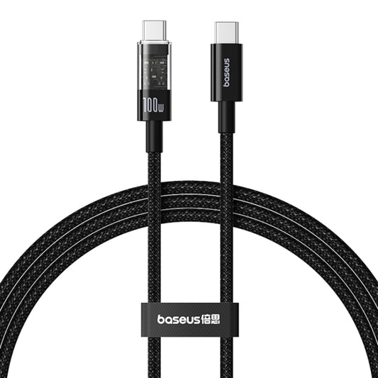 Kabel za prenos podatkov in polnjenje USB-C - USB-C Baseus Gem, 100W, 2m, črn P10373000111-01