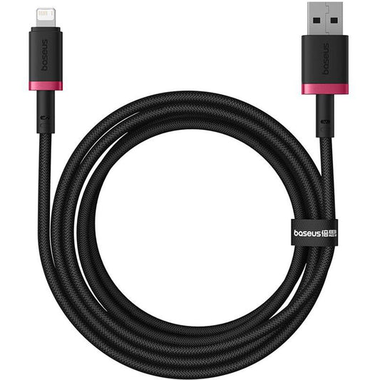 Kabel za prenos podatkov in polnjenje USB-A - Lightning Baseus Dura Series, 18W, 2m, Rdeč P10377801U01-03