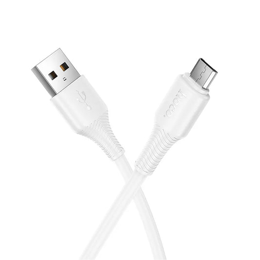 Kabel za podatke in polnjenje USB-A - microUSB HOCO X120, 18W, 1m, Bel