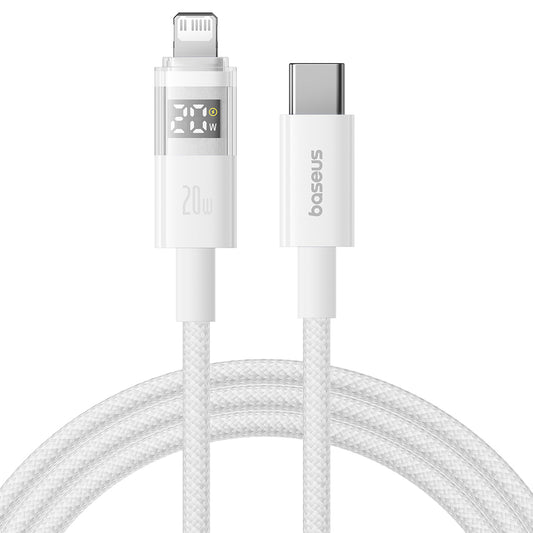 USB-C to USB-C Data and Charging Cable Baseus Display 2, 100W, 1m, White P10382702211-00