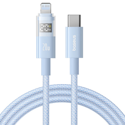 Kabel za prenos podatkov in polnjenje USB-C - USB-C Baseus Display 2, 100W, 1m, Modra P10382702311-00