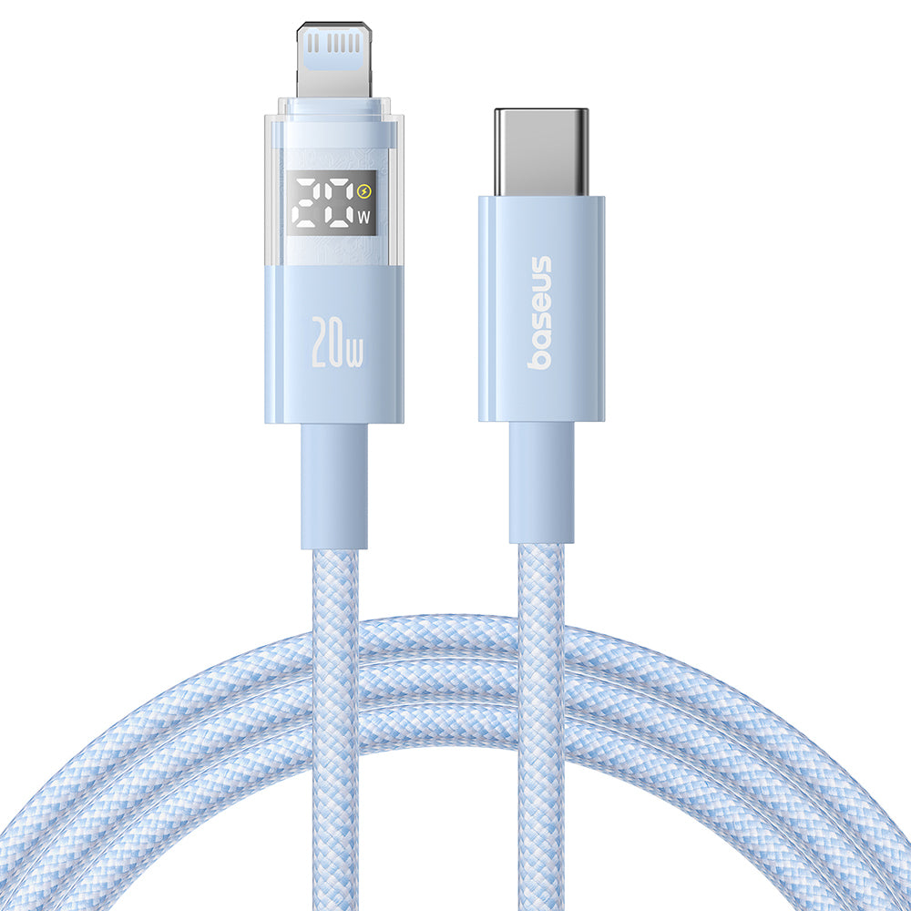 Kabel za prenos podatkov in polnjenje USB-C - USB-C Baseus Display 2, 100W, 2m, Modra P10382702311-01