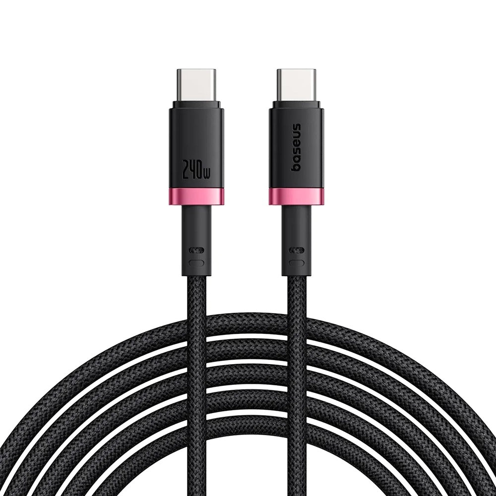 Kabel za podatke in polnjenje USB-C - USB-C Baseus Dura Series, 240W, 1m, Rdeč P10377803U03-01