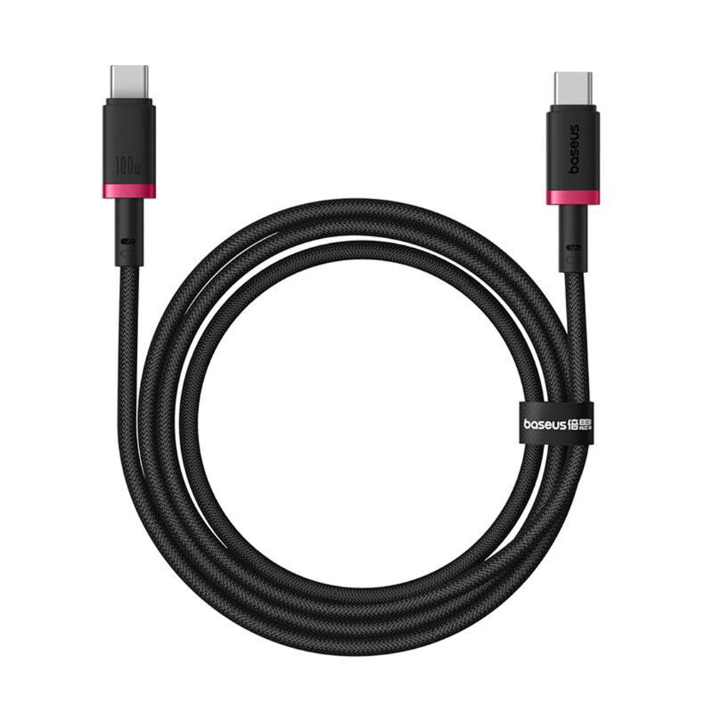 Kabel za podatke in polnjenje USB-C - USB-C Baseus Dura Series, 100W, 1m, Rdeč P10377803U01-01