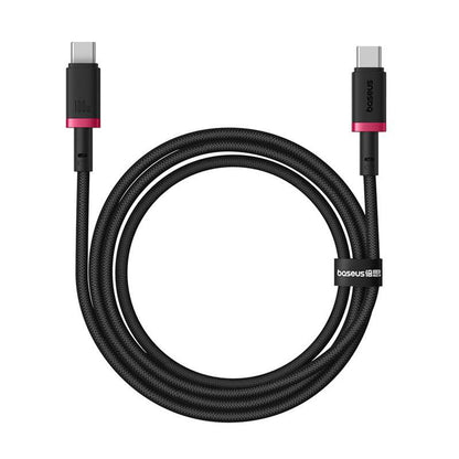 Kabel za podatke in polnjenje USB-C - USB-C Baseus Dura Series, 100W, 1m, Rdeč P10377803U01-01