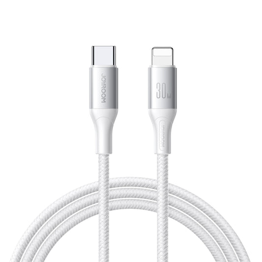 Kabel za podatke in polnjenje USB-C - Lightning Joyroom S-A28 Flash, 30W, 1m, Bel