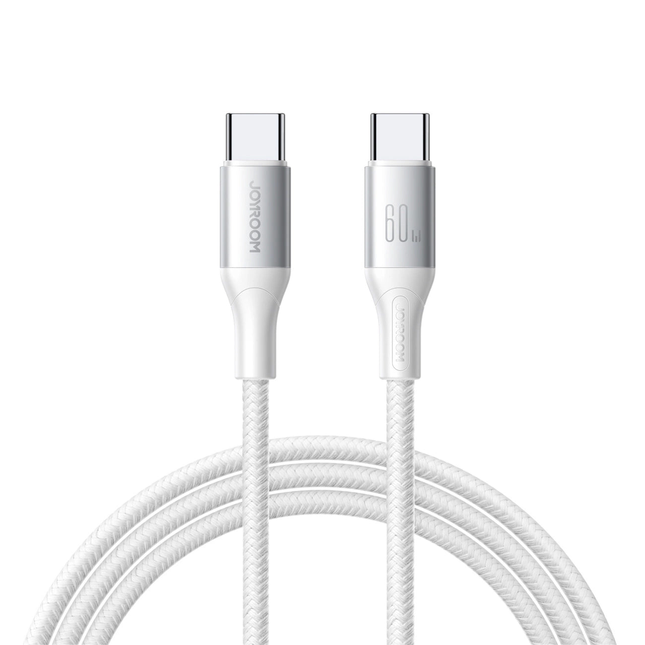 Kabel za podatke in polnjenje USB-C - USB-C Joyroom S-A28 Flash, 60W, 1m, Bel