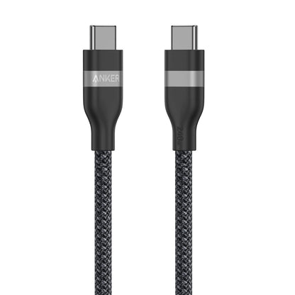 Kabel za prenos podatkov in polnjenje USB-C - USB-C Anker, 240W, 0.9m, Črn A82E2H11