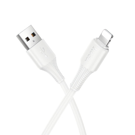 Kabel za podatke in polnjenje USB-A - Lightning HOCO X120, 18W, 1m, Bel