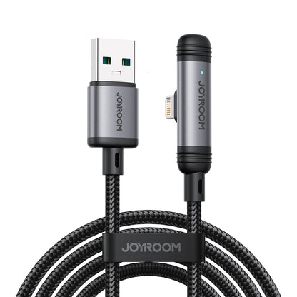 Kabel za podatke in polnjenje USB-A - USB-C Joyroom S-A56 EnjoyX Angled, 20W, 1.2m, črn