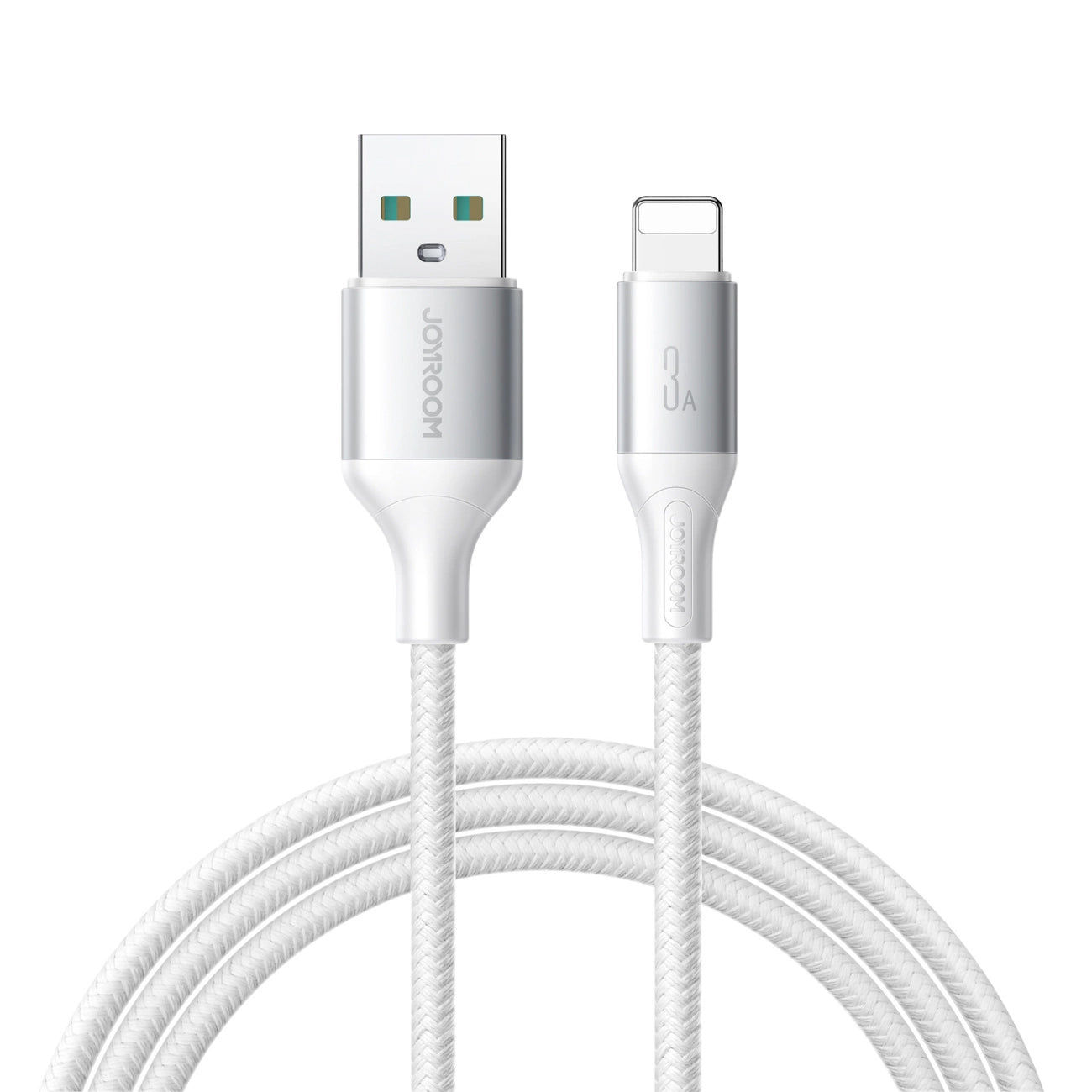 Podatkovni in polnilni kabel USB-A - Lightning Joyroom S-A28 Flash, 18W, 2m, Bel