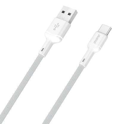 Kabel za podatke in polnjenje USB-A - USB-C Dudao L9T, 100W, 1m, Bel