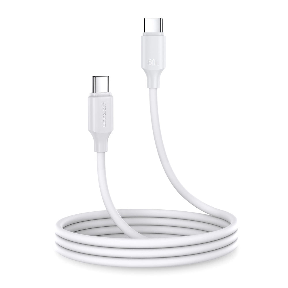 Kabel za podatke in polnjenje USB-C - USB-C Joyroom S-A9, 60W, 1m, Bel