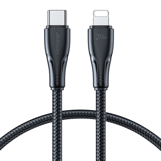Kabel za prenos podatkov in polnjenje USB-C - Lightning Joyroom S-A11, 20W, 0.25m, črn
