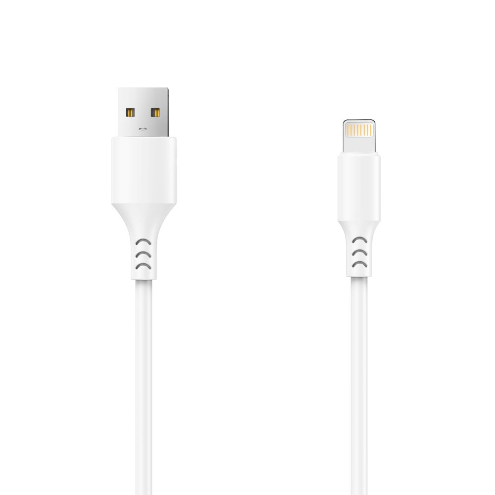 Kabel za podatke in polnjenje USB-A - Lightning Setty, 18W, 1m, Bel