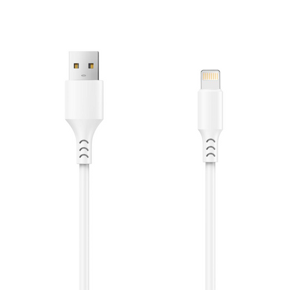 Kabel za podatke in polnjenje USB-A - Lightning Setty, 18W, 1m, Bel