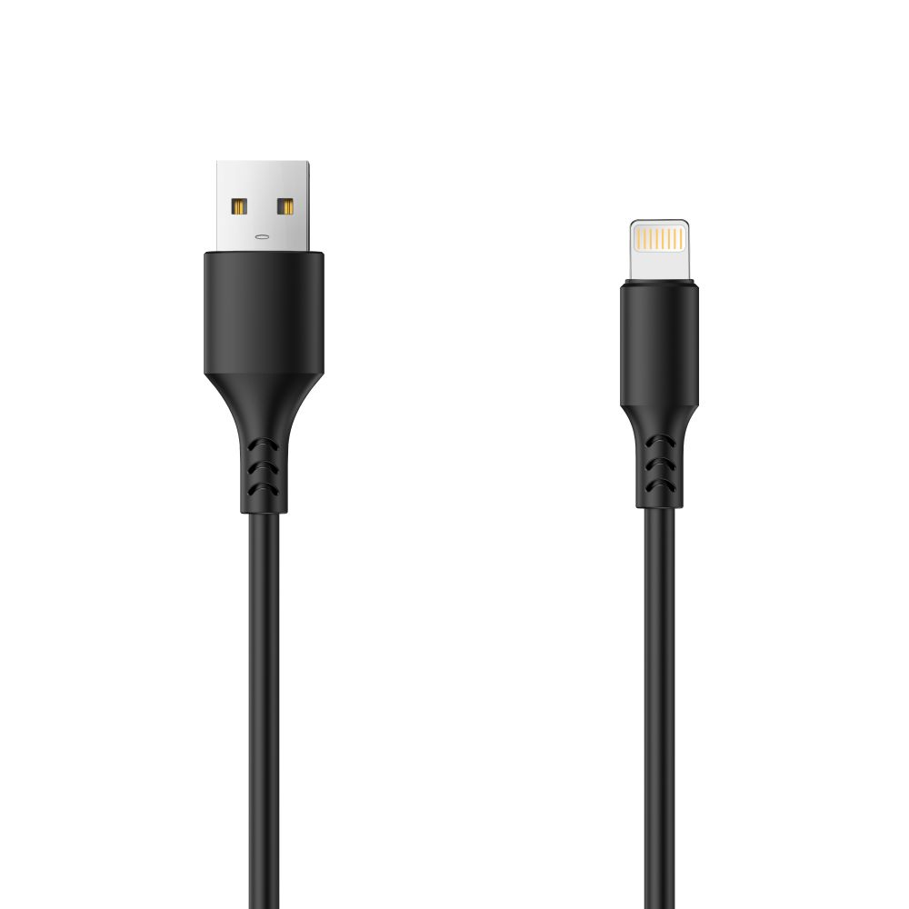 Kabel za podatke in polnjenje USB-A - Lightning Setty, 18W, 1m, črn