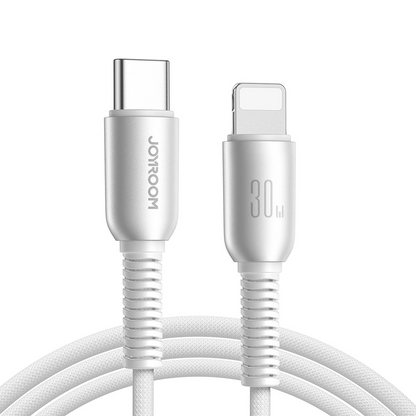 Podatkovni in polnilni kabel USB-C - Lightning Joyroom S-A51, 30W, 1.2m, Siv