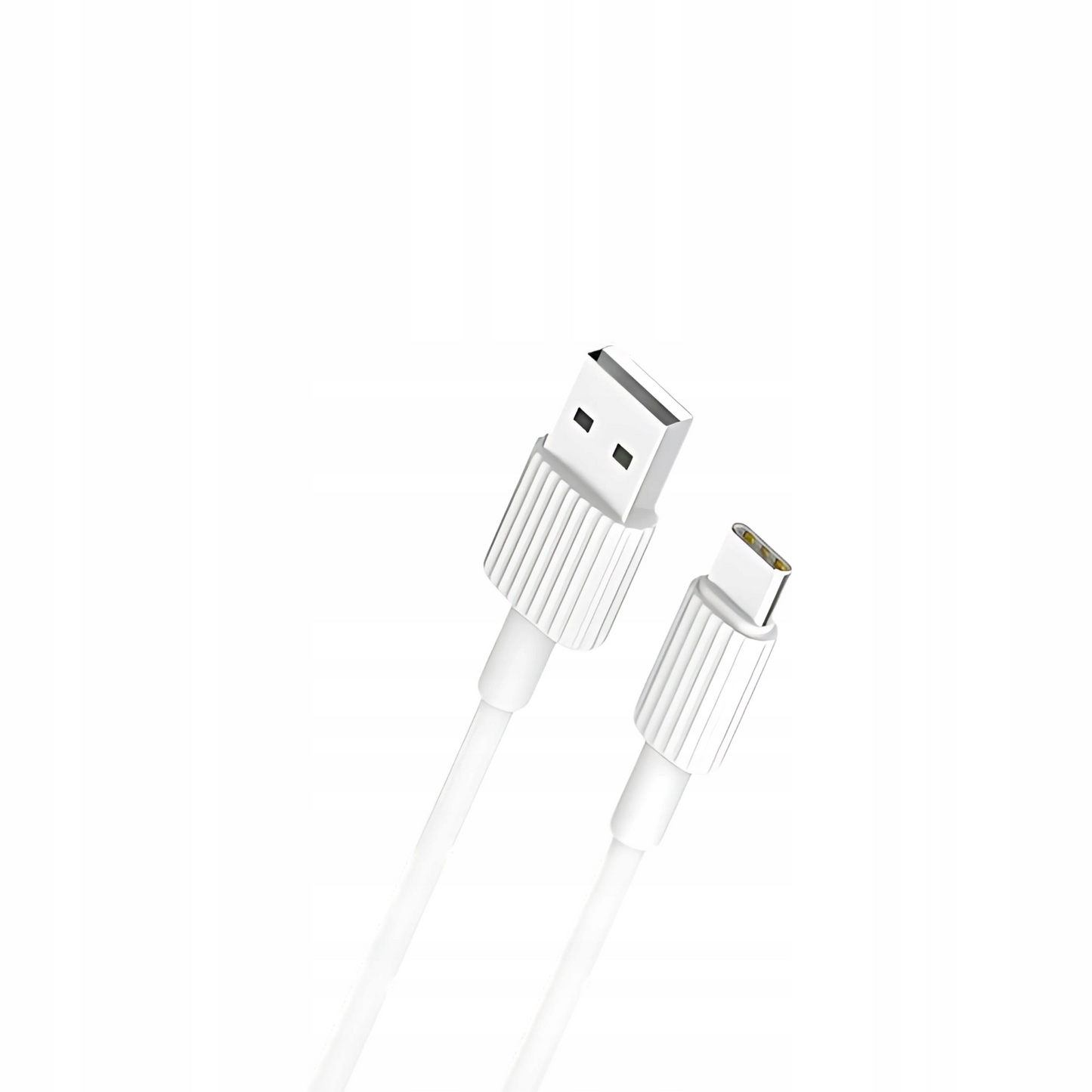 Podatkovni in polnilni kabel USB-A - USB-C XO Design NB156, 60W, 1m, Bel
