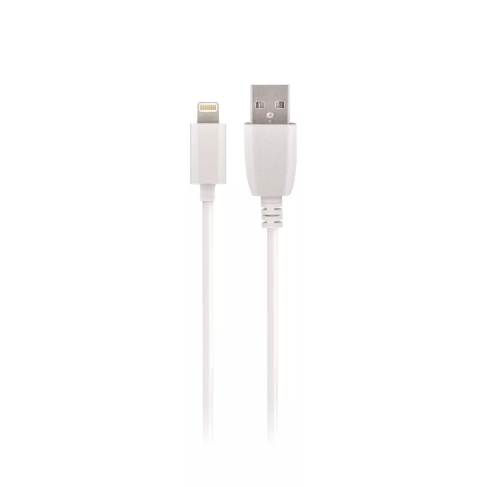 Kabel za podatke in polnjenje USB-A - Lightning MaXlife, 5W, 1m, Bel