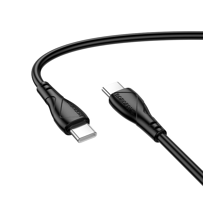 Kabel za podatke in polnjenje USB-C - USB-C Borofone BX121 Energy, 60W, 1m, črn
