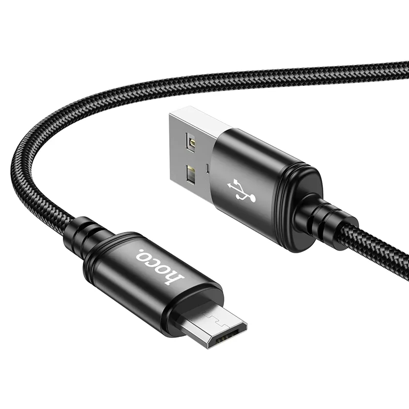 Kabel za podatke in polnjenje USB-A - microUSB HOCO X89, 18W, 1m, črn