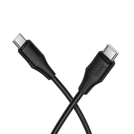 Kabel za podatke in polnjenje USB-C - USB-C HOCO X124, 60W, 1m, črn