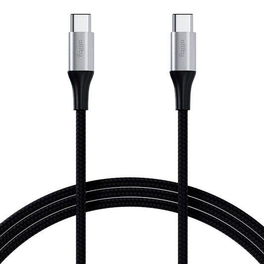 Kabel za podatke in polnjenje USB-C - USB-C Allity. AUC-01, 100W, 1m, črn
