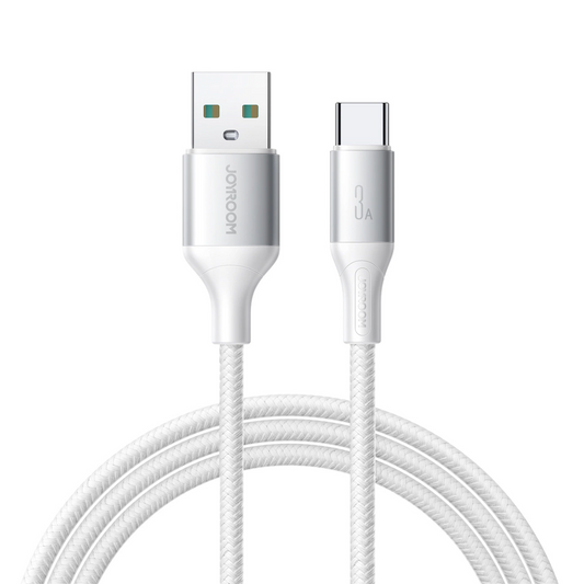 Kabel za podatke in polnjenje USB-A - USB-C Joyroom S-A28 Flash, 18W, 1m, Bel