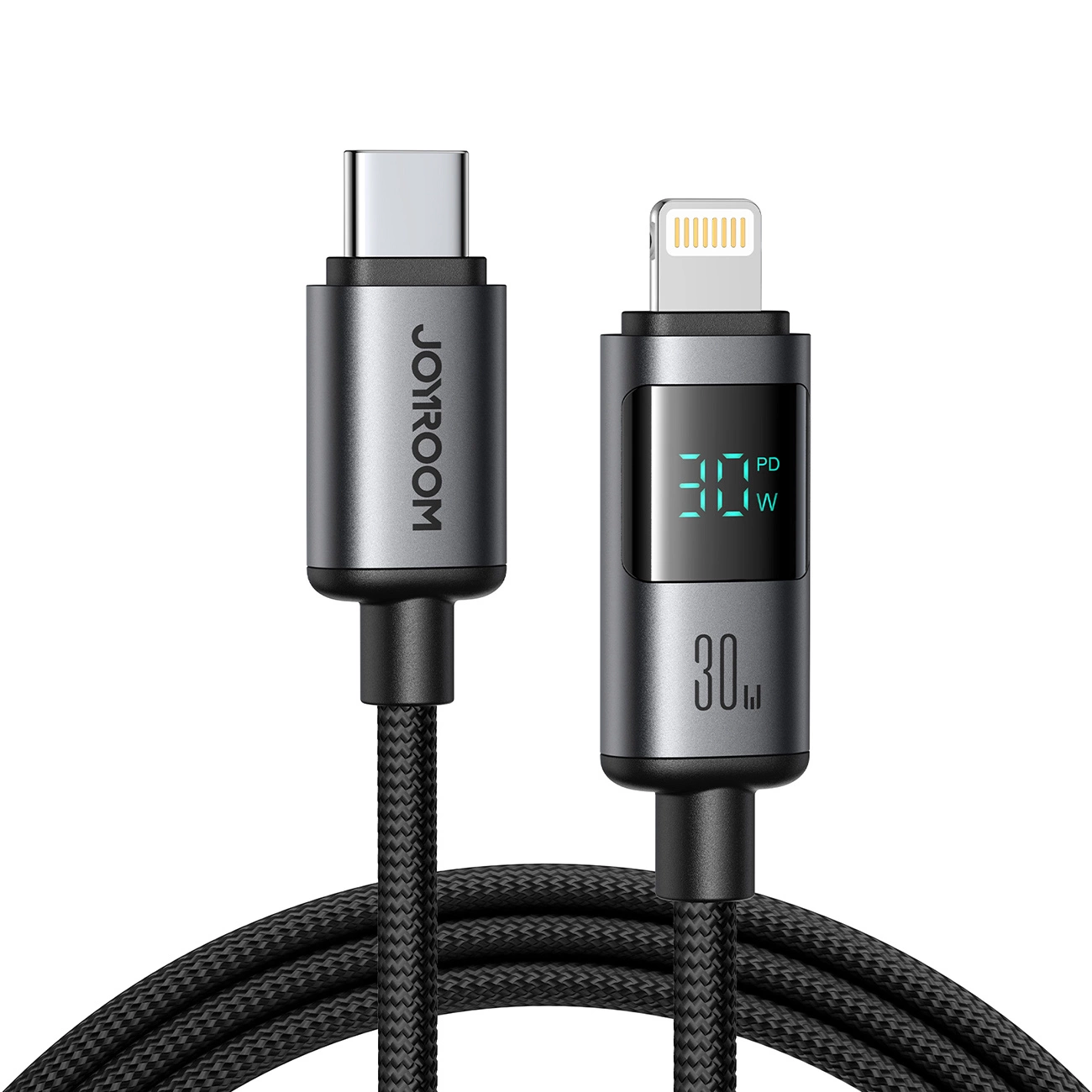 Kabel za podatke in polnjenje USB-C - Lightning Joyroom S-A16 Pro Prism Display, 30W, 1.2m, črn