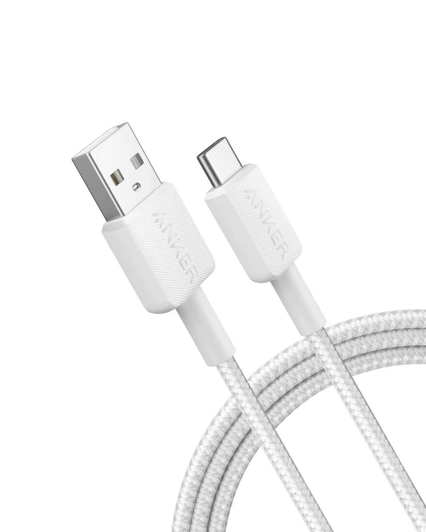 Kabel za podatke in polnjenje USB-A - USB-C Anker 322, 18W, 1.8m, Bel A81H6G21