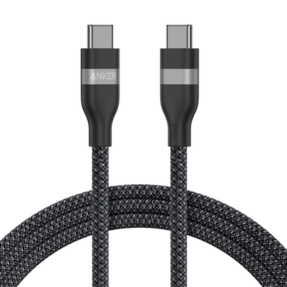 Kabel za prenos podatkov in polnjenje USB-C - USB-C Anker, 240W, 1.8m, Črn A82E2H12
