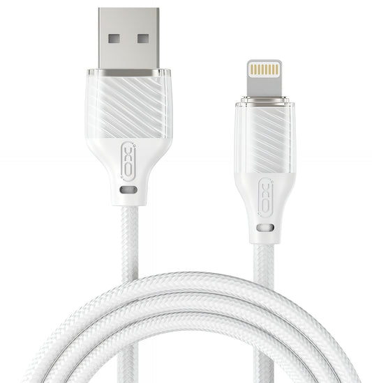 Kabel za podatke in polnjenje USB-A - Lightning XO Design NB291, 18W, 1m, Bel
