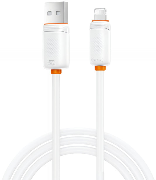 Kabel za podatke in polnjenje USB-A - Lightning XO Design NB302, 18W, 1m, Bel
