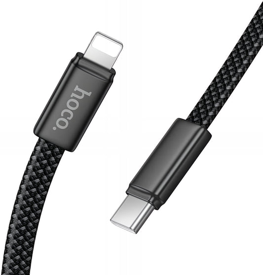 Kabel za podatke in polnjenje USB-C - Lightning HOCO X125, 30W, 1m, črn