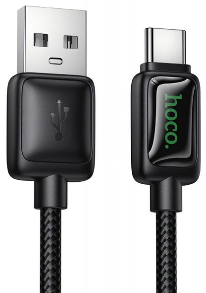 Kabel za podatke in polnjenje USB-A - USB-C HOCO U146, 36W, 1.2m, črn