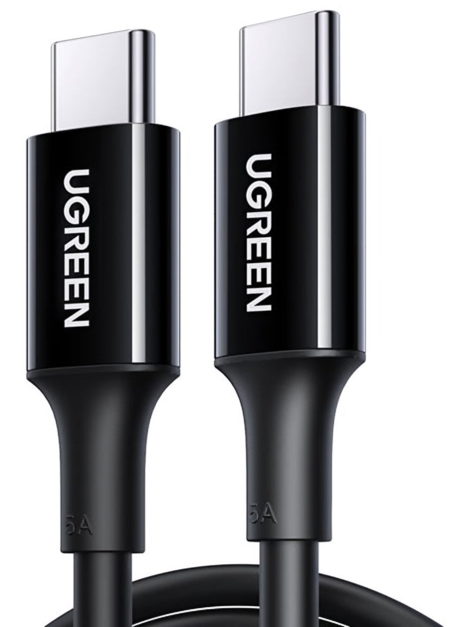 Kabel za podatke in polnjenje USB-C - USB-C UGREEN US300, 100W, 2m, črn