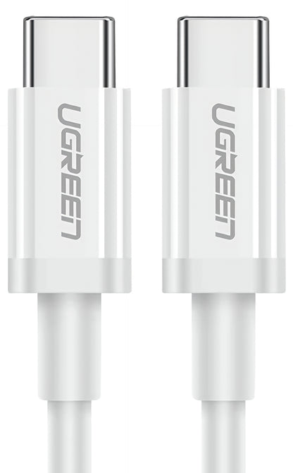 Kabel za podatke in polnjenje USB-C - USB-C UGREEN US264, 60W, 0.5m, Bel