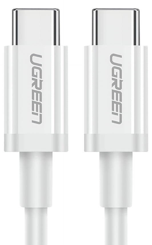 Kabel za podatke in polnjenje USB-C - USB-C UGREEN US264, 60W, 0.5m, Bel