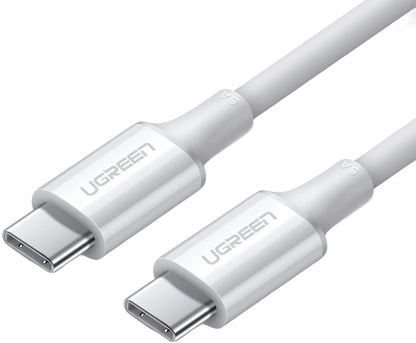 Kabel za podatke in polnjenje USB-C - USB-C UGREEN US300, 100W, 2m, Bel