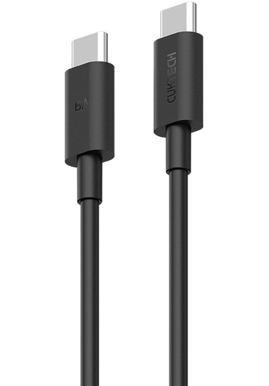 Kabel za prenos podatkov in polnjenje USB-C - USB-C Cuktech, 240W, 1.5m, Črn CKCTC615NCBK