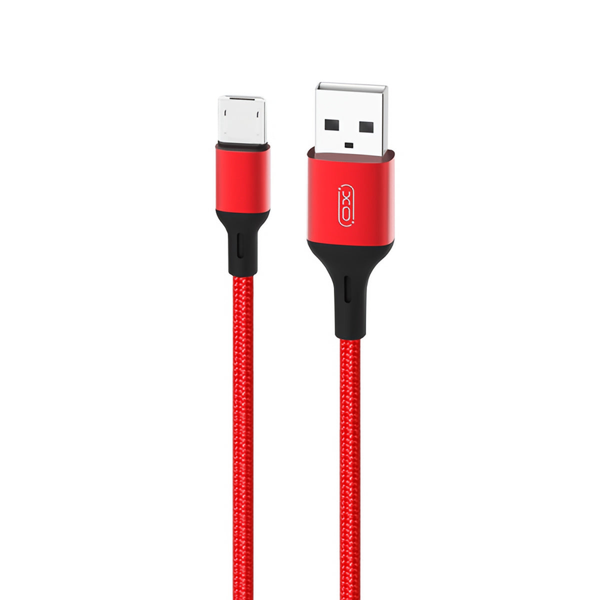 Kabel za podatke in polnjenje USB-A - microUSB XO Design NB143, 18W, 1m, Rdeča