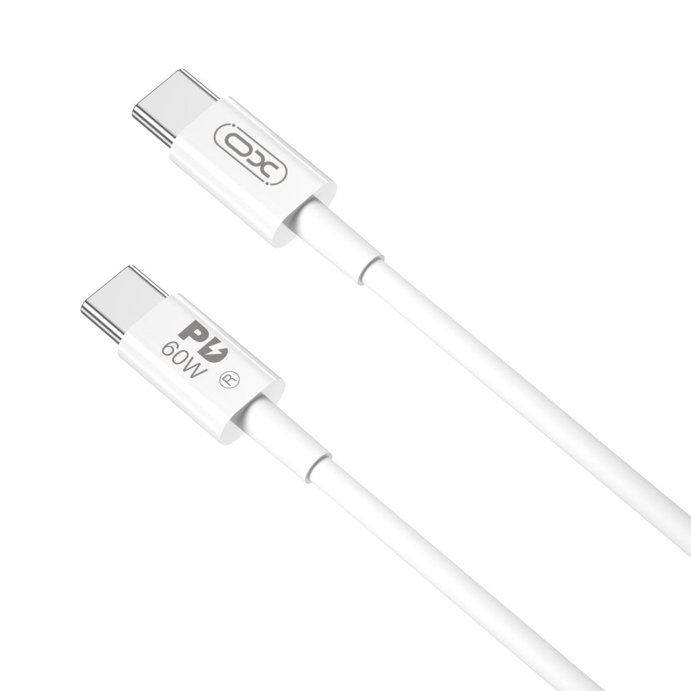Kabel za podatke in polnjenje USB-C - USB-C XO Design NB-Q190B, 60W, 2m, Bel