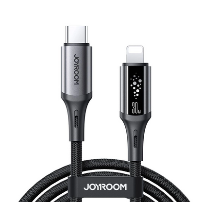 Kabel za podatke in polnjenje USB-C - Lightning Joyroom S-A60 StarTalk, 30W, 1.2m, črn