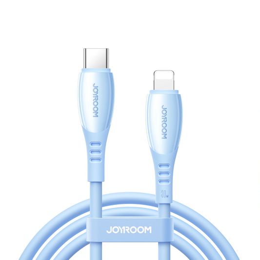 Kabel za podatke in polnjenje USB-C - Lightning Joyroom S-A59 Vibrant, 30W, 1.2m, Modra