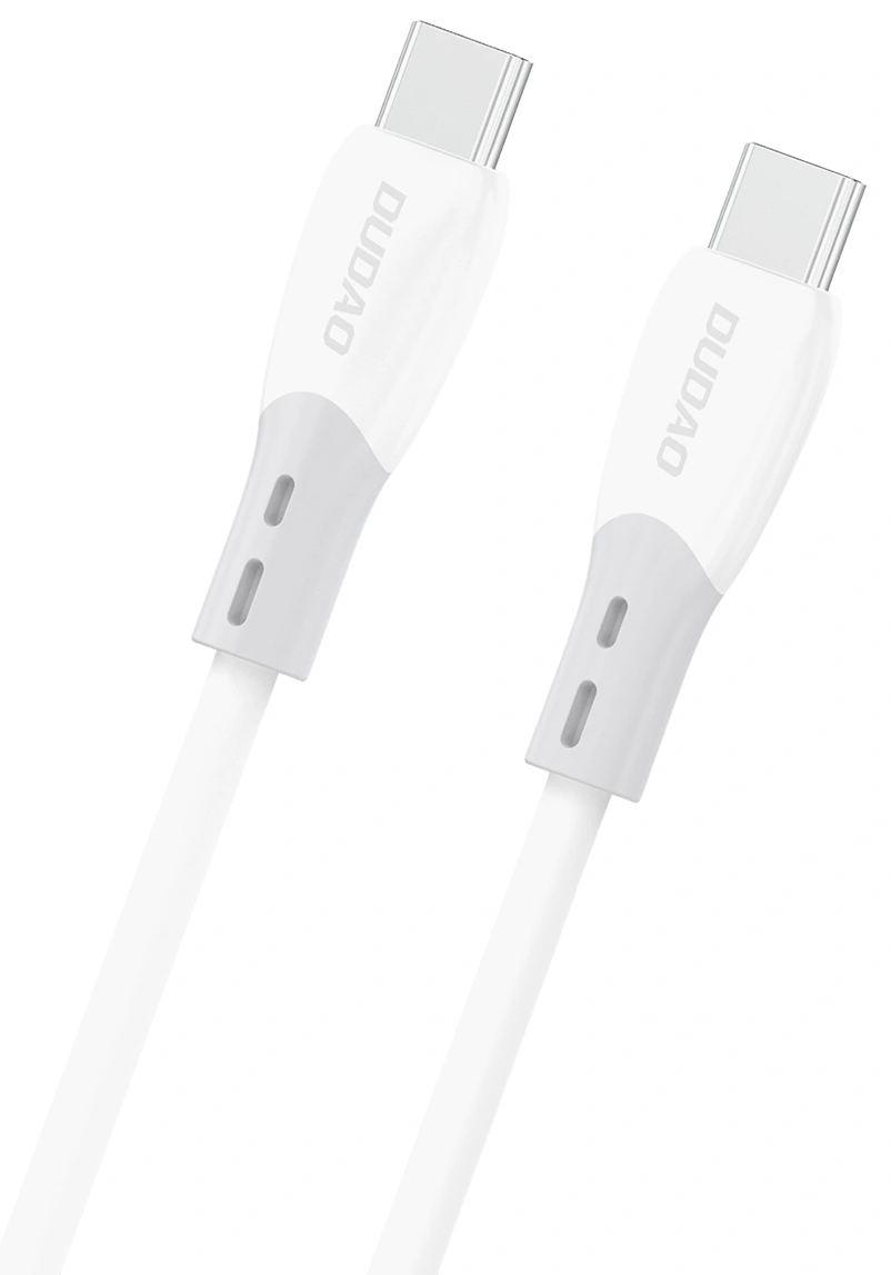 Kabel za podatke in polnjenje USB-C - USB-C Dudao L25SC, 60W, 2m, Bel