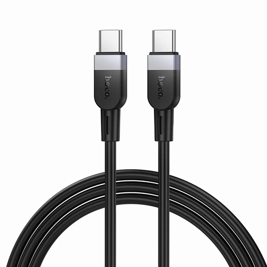 Kabel za podatke in polnjenje USB-C - USB-C HOCO X109, 60W, 1m, črn
